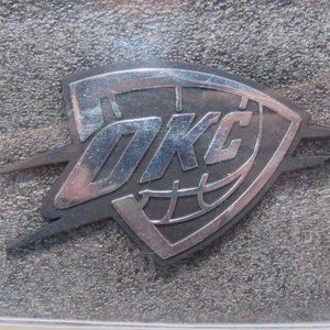 NBA Oklahoma City Thunder Metal Emblem